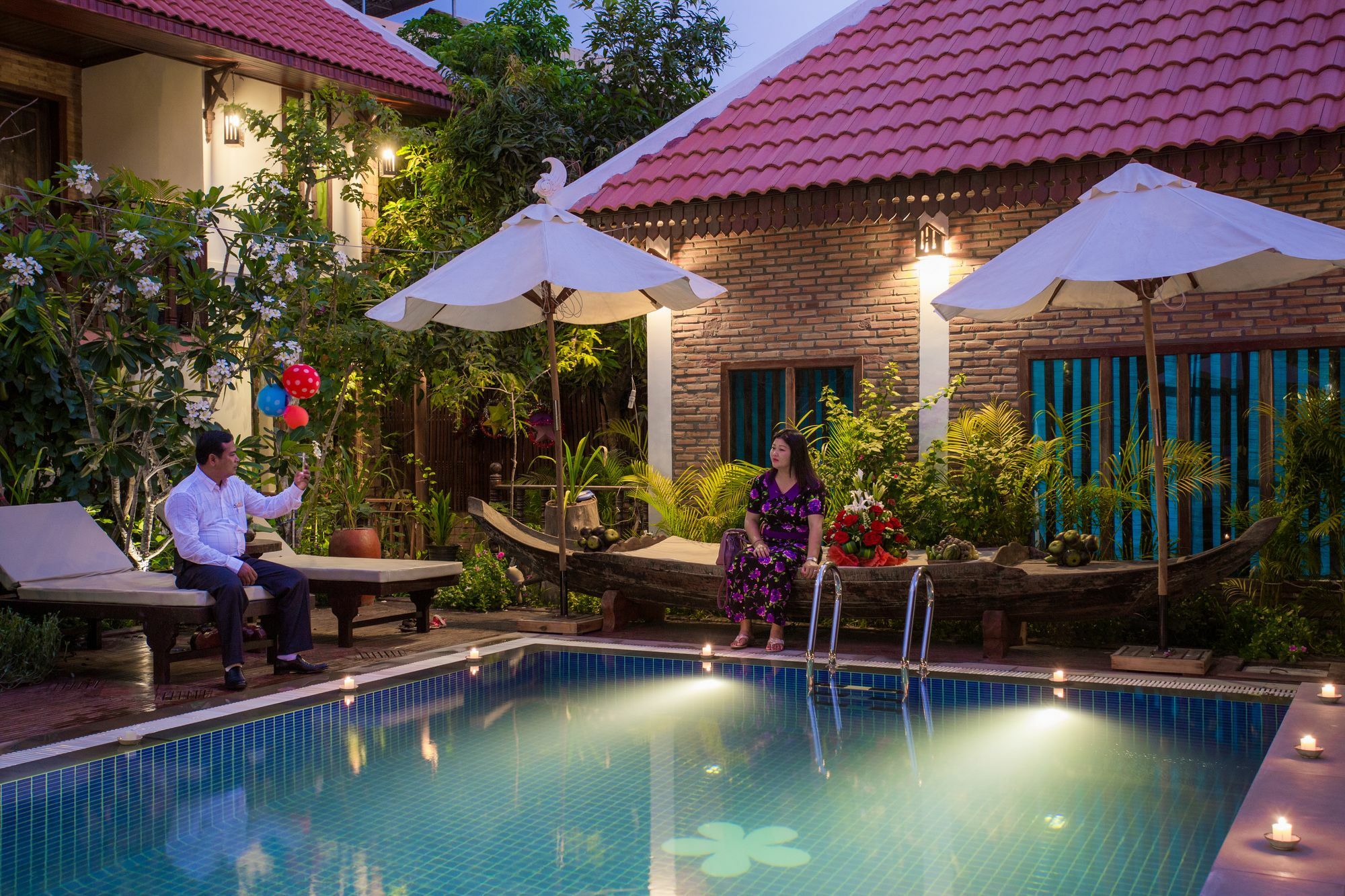 Malu Khmer Villa Siem Reap Eksteriør billede